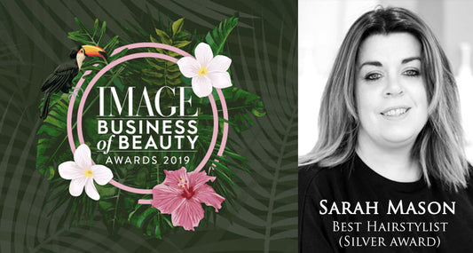 Best Hairstylist Silver award at the Image BOB 2019 awards.