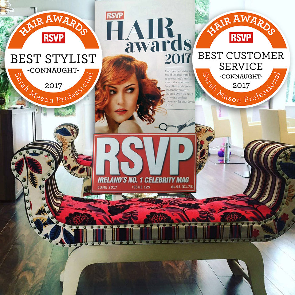 Sarah Mason Professional wins two awards from the 2017 RSVP Hair Awards