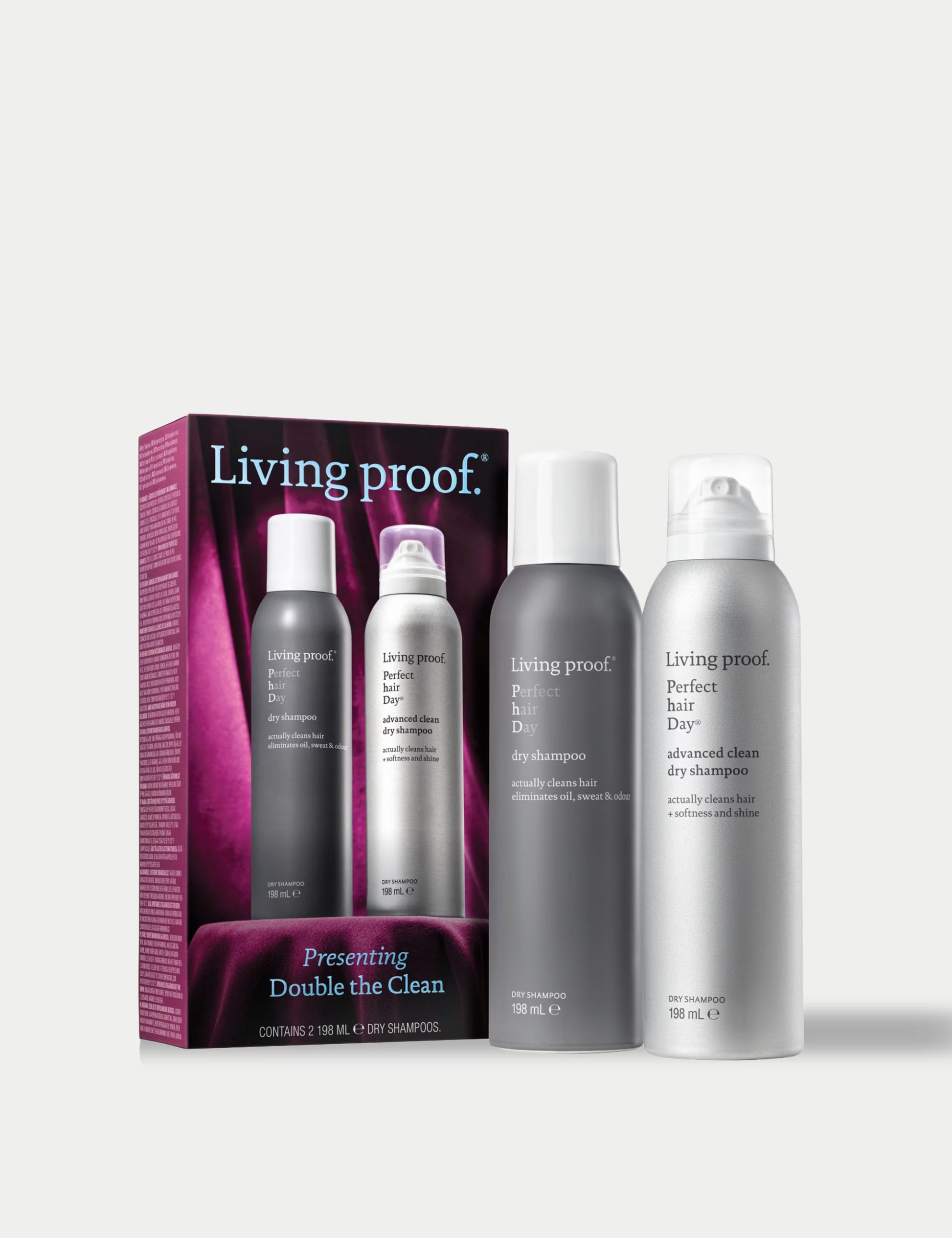 Living Proof Double Clean Dry Shampoo 
Set
